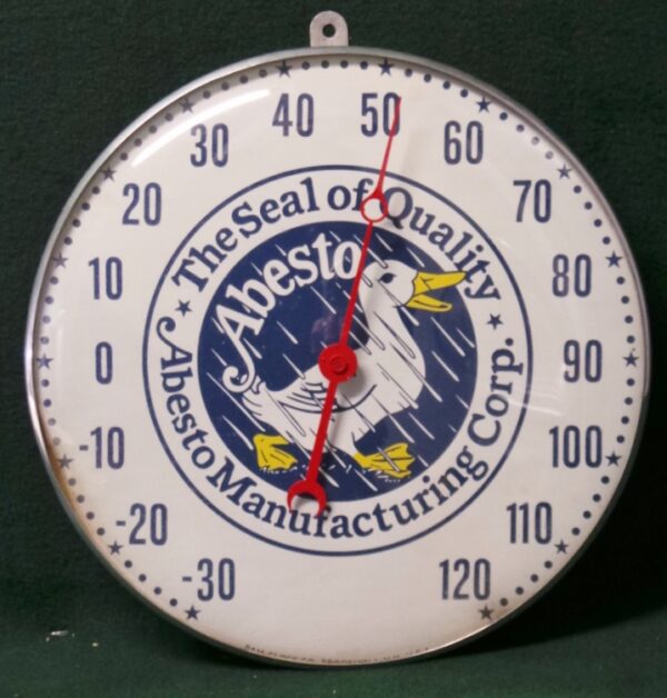 Round Thermometer Abesto Manufacturing The Seal of Quality