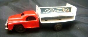 Pepsi Cola Tin Toy Truck Friction Linemar