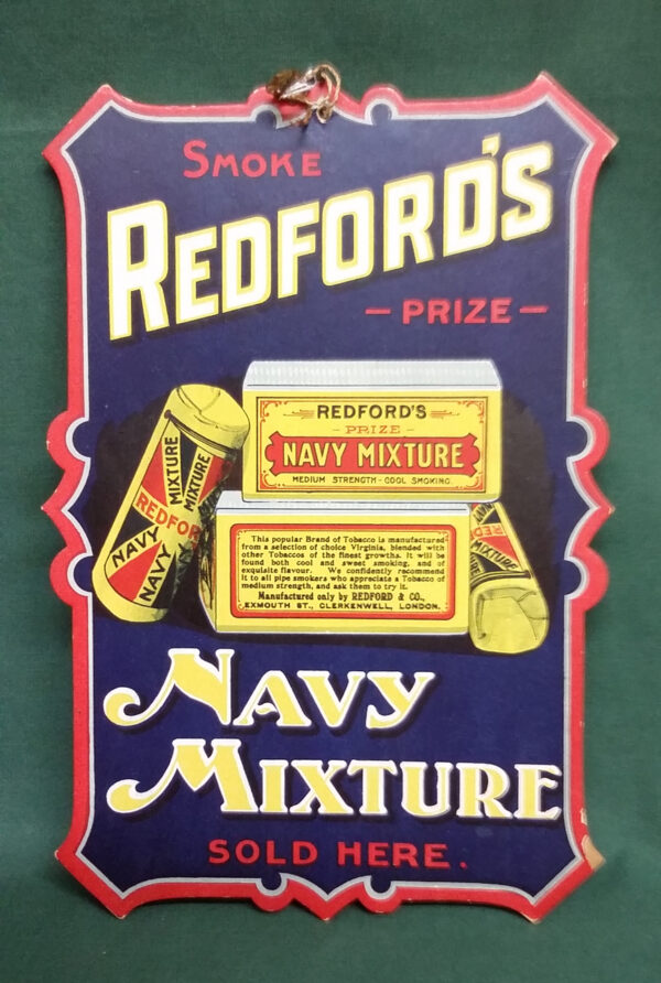 Redford Navy Mixture Hanging Sign