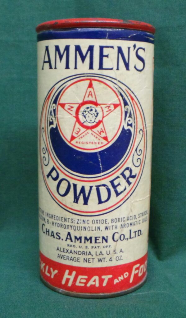 Antiseptic Powder Container Chas Ammen Co
