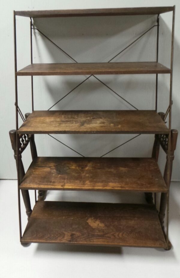 Adjustable Baker's Rack 1900's Country Store Wooden