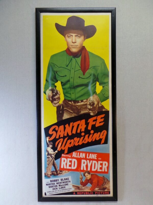Movie Poster Santa Fe Uprising starring Allan Lane