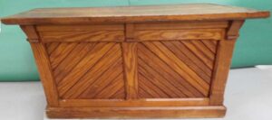 Vintage Wooden Pine Country Store Counter Nice Size