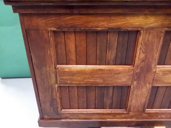 Dark Oak Country Store Four Panel Counter - Image 5