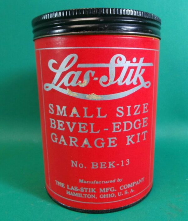 A vintage Car and Motorcycle Inner Tube Repair Kit Stock Photo