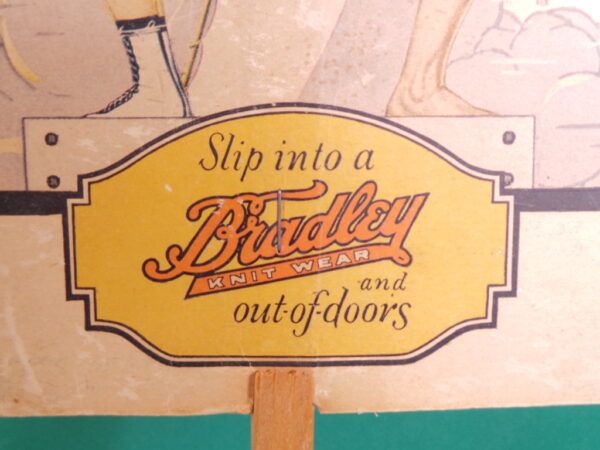 1920 Advertising Fan Bradley Knit Swim Suits - Image 4