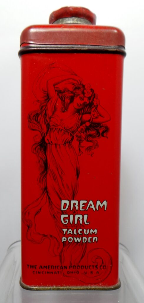 Talcum Powder Tin Dream Girl 1920