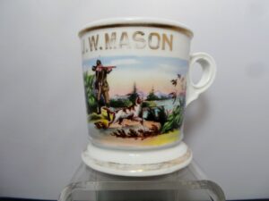 Hunter and Bird Dog Shaving Mug