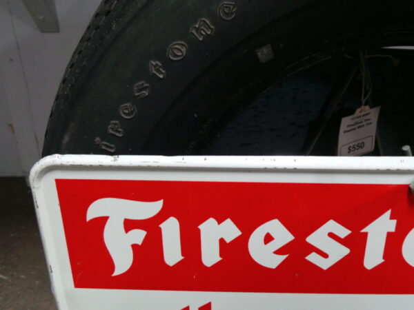 Firestone Tire Display With Original Tire - Image 5