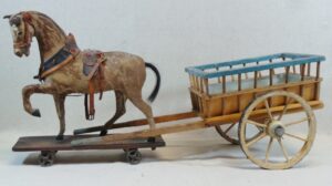 Folk Horse Drawn Cart Early Hand Made