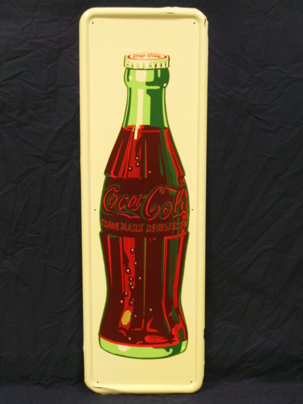 Coca Cola Bottle Metal Sign