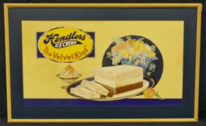 Hendlers Ice Cream Framed Original Artwork "The Velvet Kind"