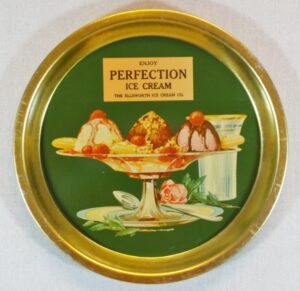 Enjoy Perfection Ice Cream Soda Fountain Serving Tray