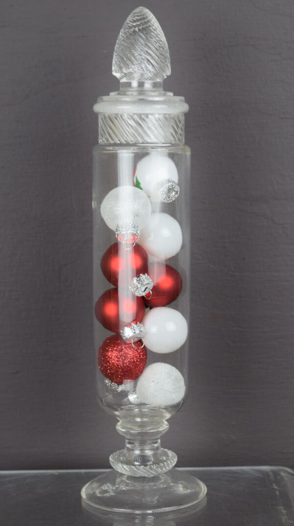 10 Inch Apothcary Drug Store Columbia Cylinder Candy Jar