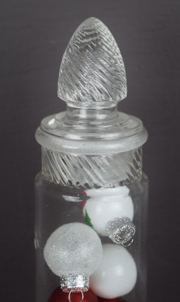 10 Inch Apothcary Drug Store Columbia Cylinder Candy Jar - Image 2