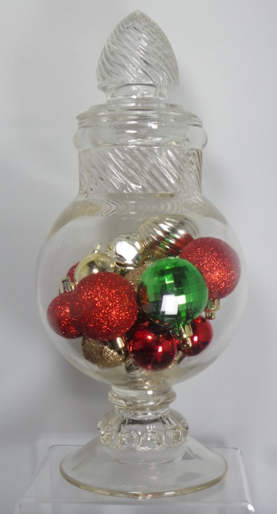 Apothcary Drug Store Eleven Inch Columbia Globe Glass Jar