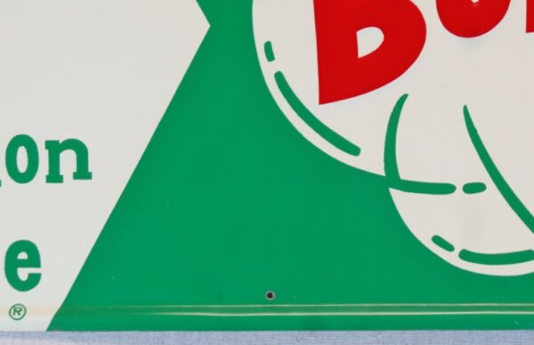 1960's Drink Bubble Up Lemon Lime Soda Embossed Sign - Image 8