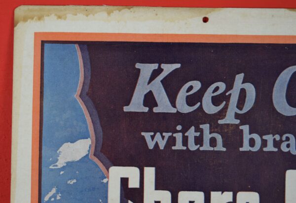 1920's Chero-Cola Soda Beach Theme Hanging Paper Ad Swimsuit - Image 8