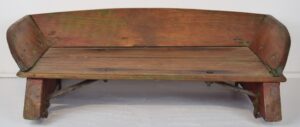 Childs Wagon Buddy Seat Wooden Bench Early