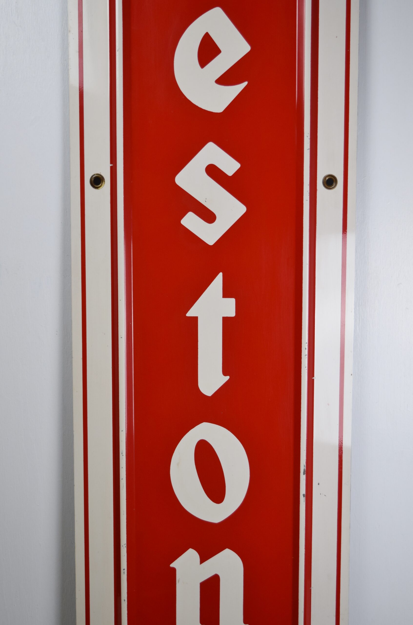 Firestone レトロ金属サイン Original Vintage Firestone Porcelain Sign 24