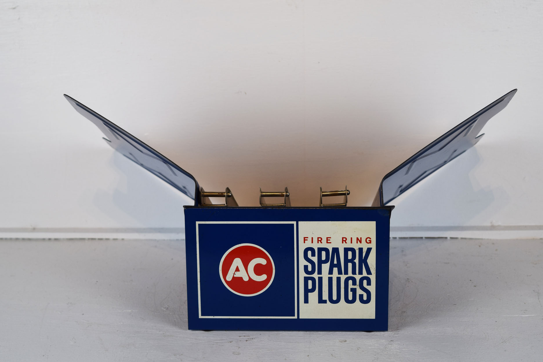 AC Delco Fire Ring Spark Plugs Parts Catalog Counter Rack Discover