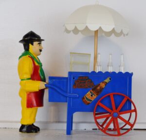 Pepsi Cola Hot Dog Wagon Plastic Toy Ideal Novelty 1950's