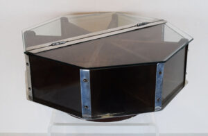 1918 Pepsin Gum Glass Rotating Counter Top Display Case