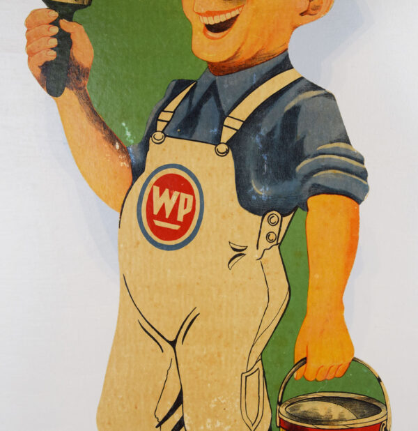 Paint Advertising Die Cut Store Display Warren Paint - Image 3