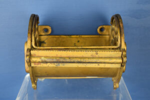 Victorian Cast Iron Toilet Paper Holder with Serrated Cutter