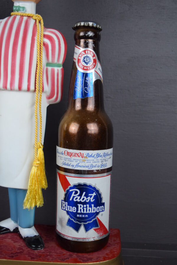 Pabst Blue Ribbon Beer Back Bar Metal Bartender Display Sign - Image 7