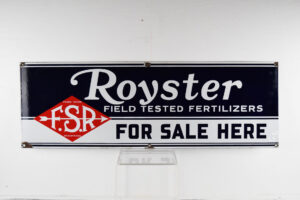 Royster Fertilizer Porcelain Sign For Sale Here