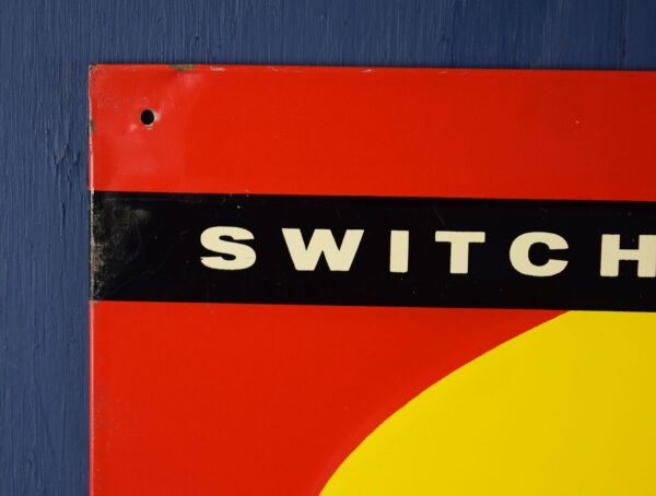 Very Rare Switch To Squirt Embossed Tin Sign Nice Piece - Image 5