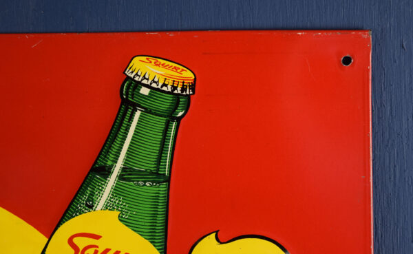 Very Rare Switch To Squirt Embossed Tin Sign Nice Piece - Image 6
