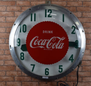 Drink Coca Cola Round Lighted Clock Modern Clock Company