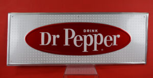 Drink Dr. Pepper Tin Embossed Sign Dr Pepper 12x32 TAC# 037907