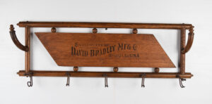 David Bradley Mfg. Co. Farm Machinery Coat Rack Bradley, IL