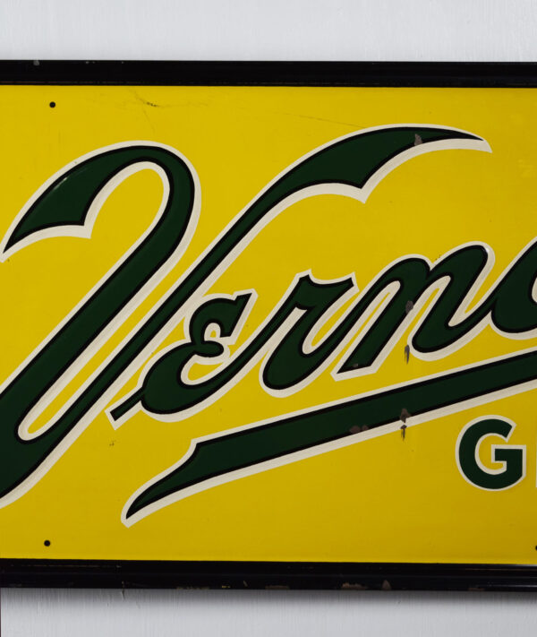 Rare Size Vernors Ginger Ale Embossed Horizontal Framed Sign - Image 4
