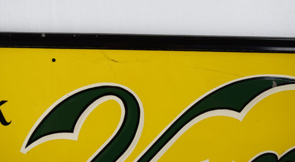Rare Size Vernors Ginger Ale Embossed Horizontal Framed Sign - Image 8