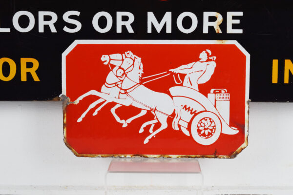 Murphy Paints 8 Color Die Cut Double Sided Porcelain Sign - Image 13