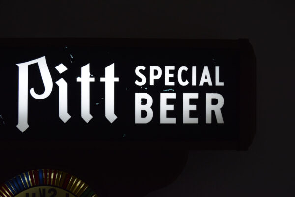 Fort Pitt  Beer Light Up Spinning Neon Clock - Image 9