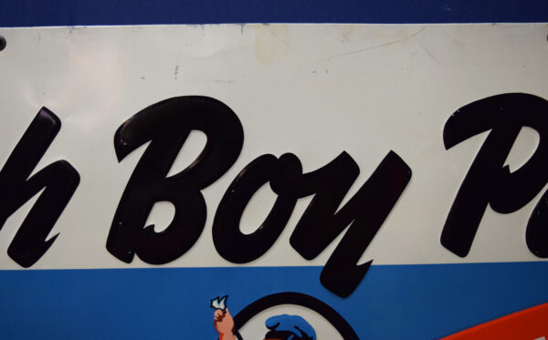 1949 Dutch Boy Paints Embossed Tin Lithograph Sign - Image 6