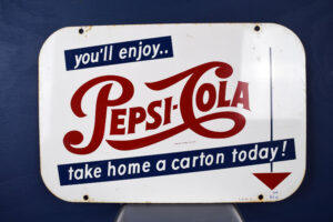 You'll Enjoy Pepsi Cola Take Home A Carton Today Metal Sign