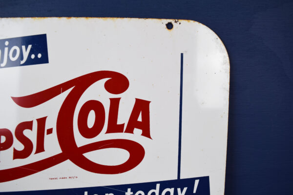 You'll Enjoy Pepsi Cola Take Home A Carton Today Metal Sign - Image 8