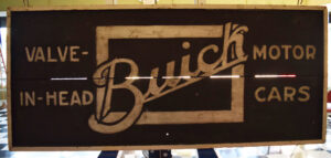 Buick Valve In Head Wood Dealership Sign Smaltz Coating