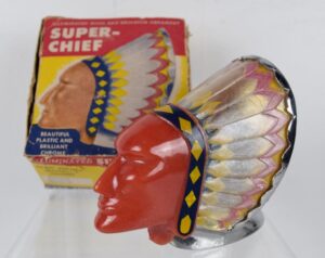 Illuminated Hood & Radiator Ornament Super Chief With Box