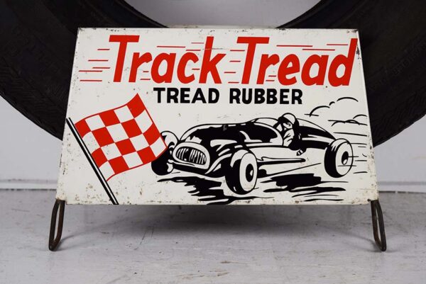 Gillette Sprint GT Tire With Track Tread Tire Stand - Image 6
