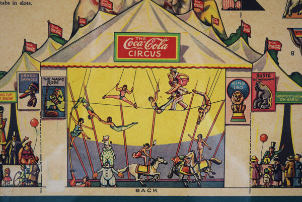 Coca Cola Circus Childrens Cutout Fountain Service Giveaway - Image 4
