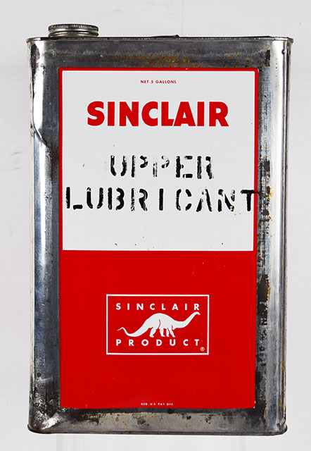 Sinclair 5 Gallon Upper Lubricant Metal Can Great Graphics