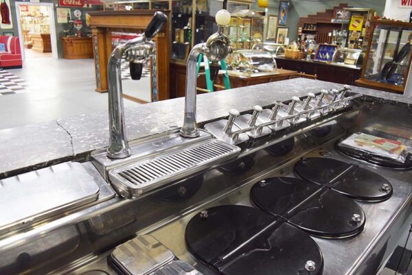 Marble Liquid Carbonic Soda Fountain Ice Cream Counter - Image 15
