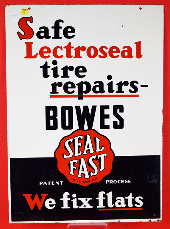Bowes Seal Fast Double Sided Metal Service Station Sign